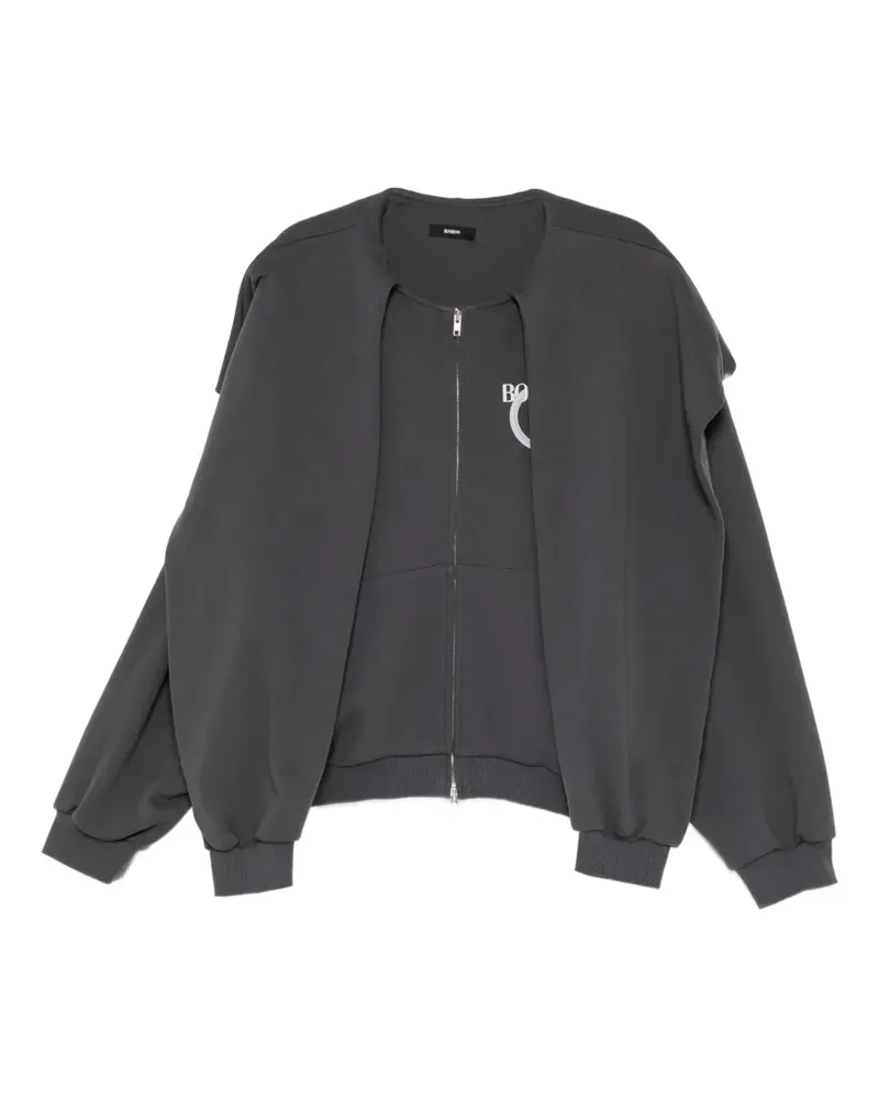 BONBOM Hoodie mit Reißverschluss - Grau Grau