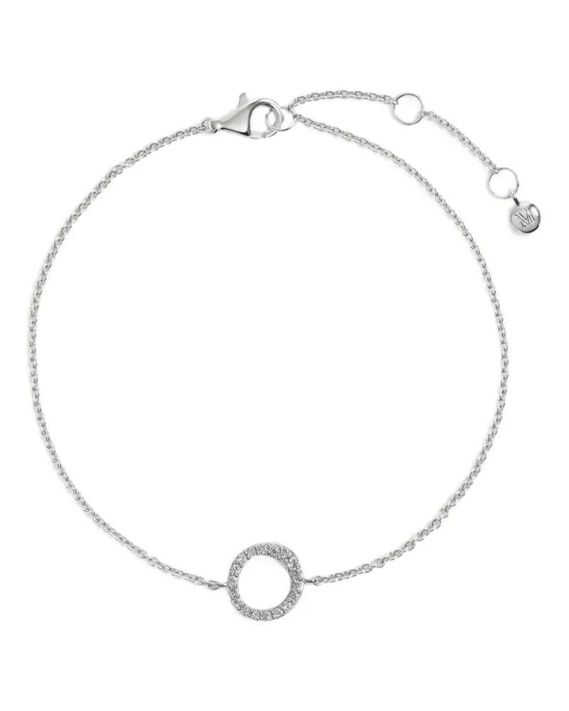 Monica Vinader Riva Pavé-Kettenarmband mit Diamant - Silber Silber
