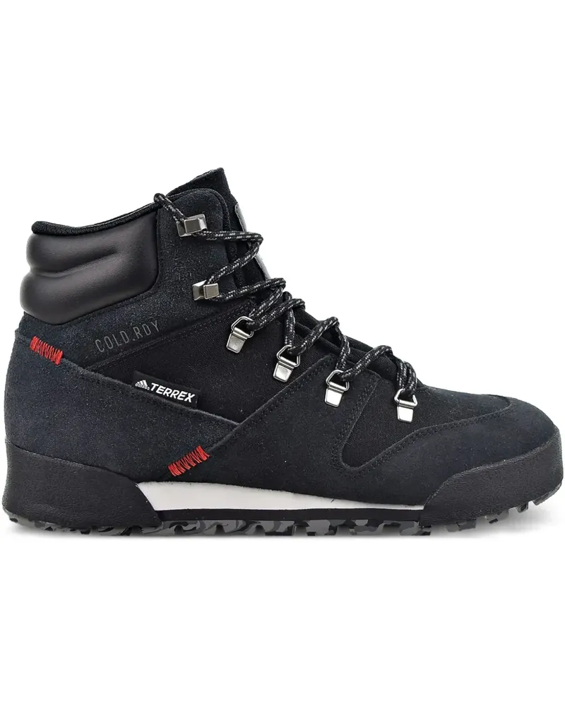 adidas Terrex Snowpitch Cold.RDY "Black Scarlet" Wanderstiefel - Schwarz Schwarz