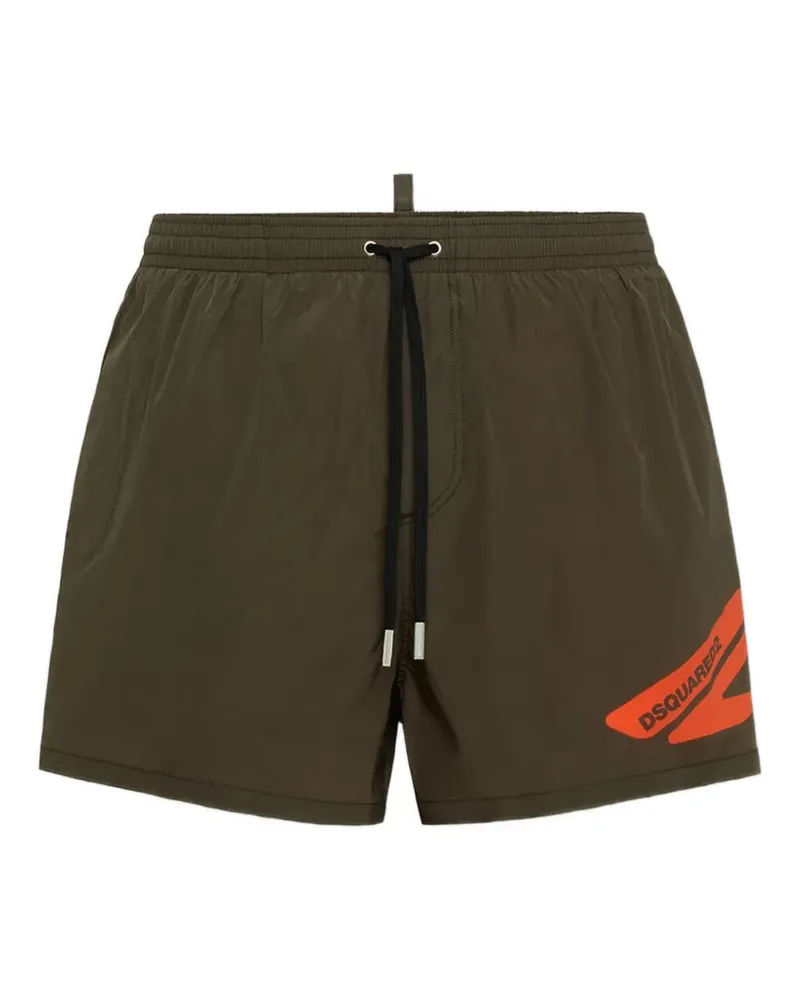 Dsquared2 logo-detail swim shorts - Grün Grün