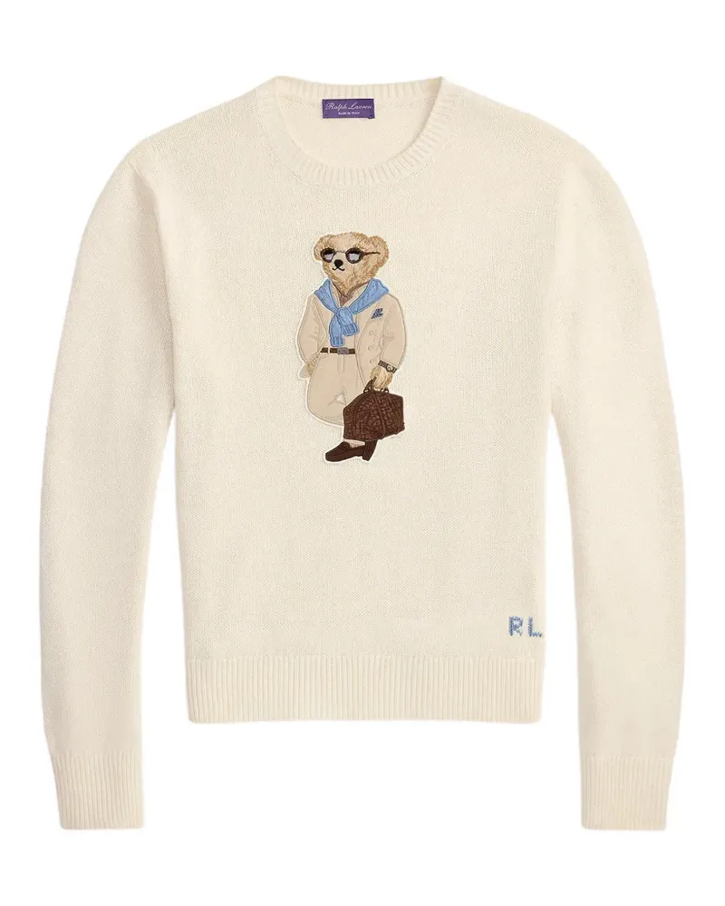 Ralph Lauren Polo Bear Intarsien-Pullover - Nude Nude