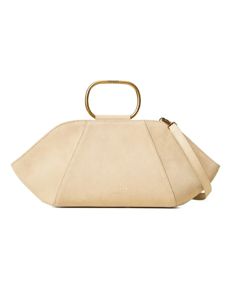 Twin-Set Handtasche mit Ring - Nude Nude