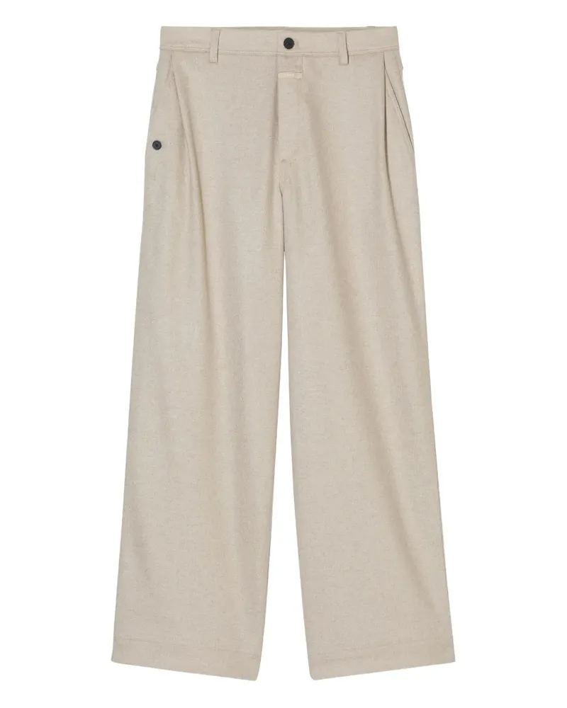 Closed Hose mit weitem Bein - Nude Nude