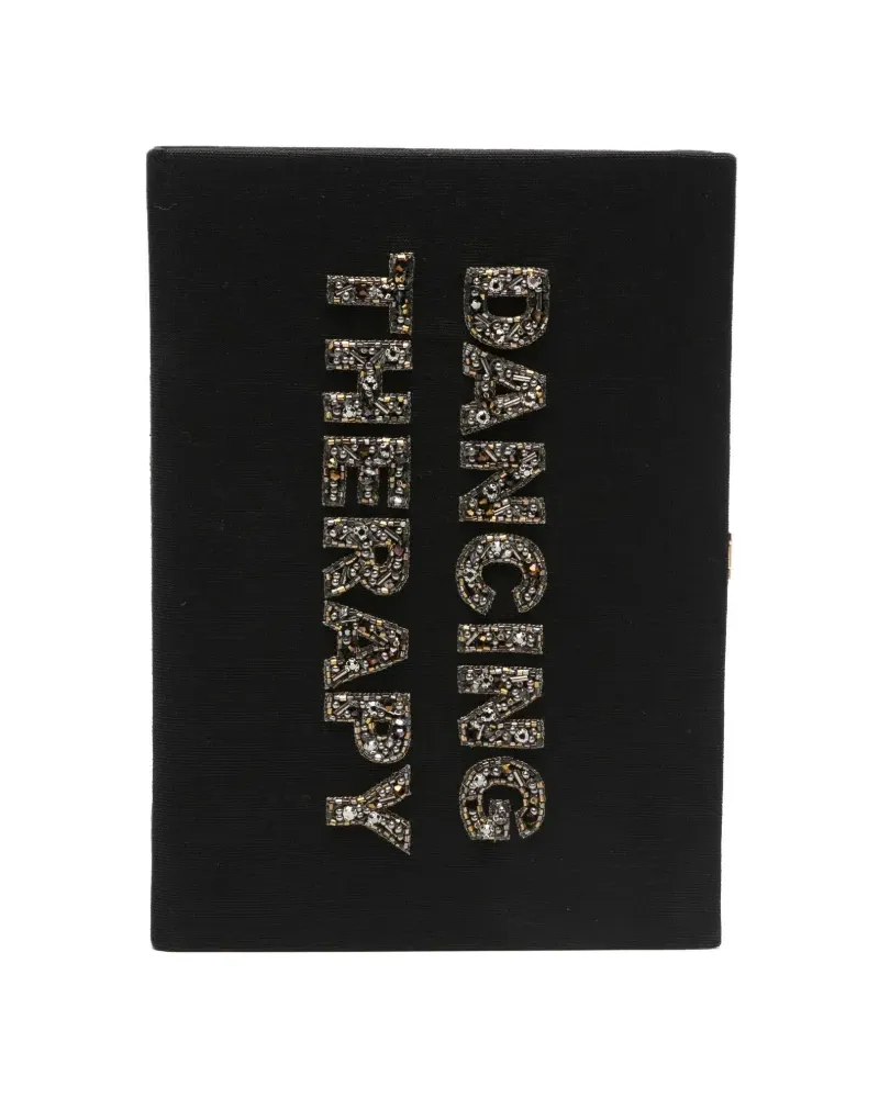 Olympia Le-Tan Dancing Therapy embellished mini ba - Schwarz Schwarz