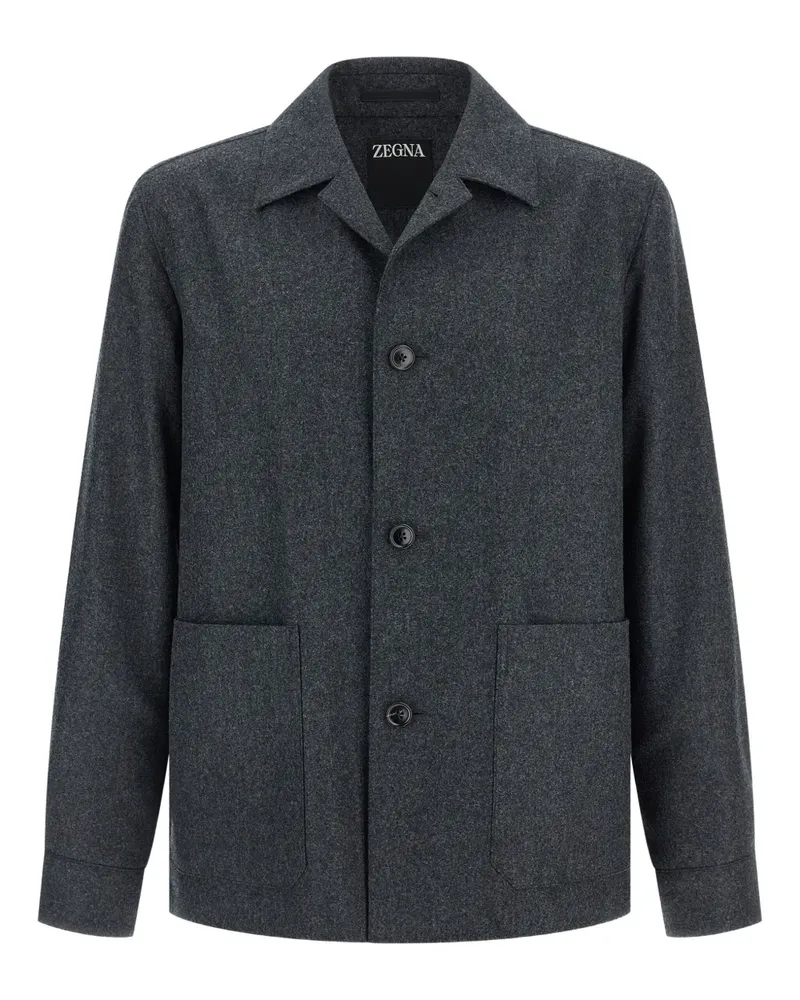 Ermenegildo Zegna Alpe button jacket - Grau Grau