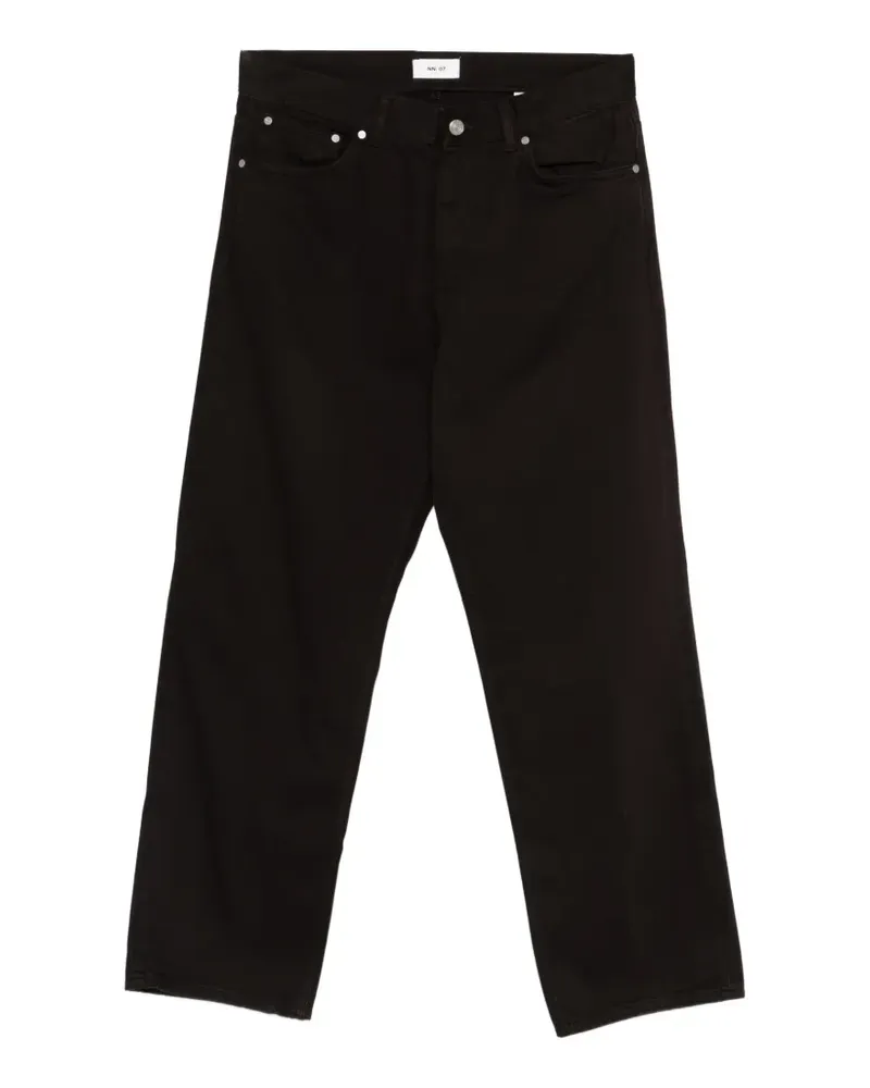 NN 07 Otis Jeans im Five-Pocket-Design - Braun Braun