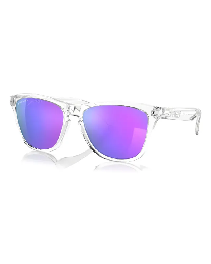 Oakley Eckige Frogskins Sonnenbrille - Weiß Weiß