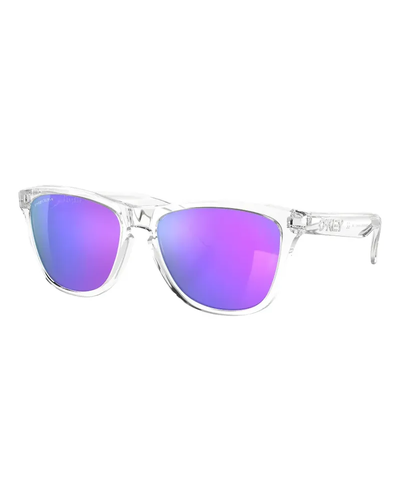 Oakley Eckige Frogskins Sonnenbrille - Weiß Weiß