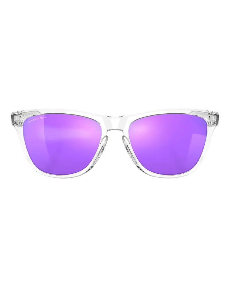 Oakley Eckige Frogskins Sonnenbrille - Weiß Weiß