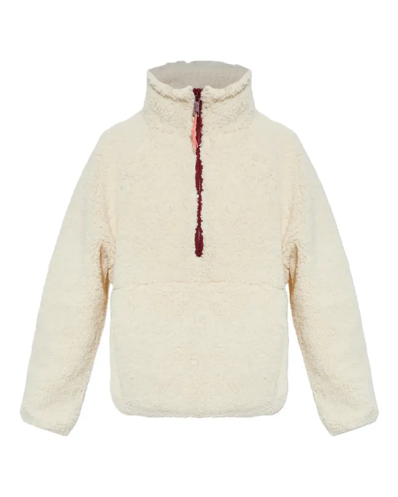 The Upside Harlow fleece quarter-zip pullover - Nude Nude