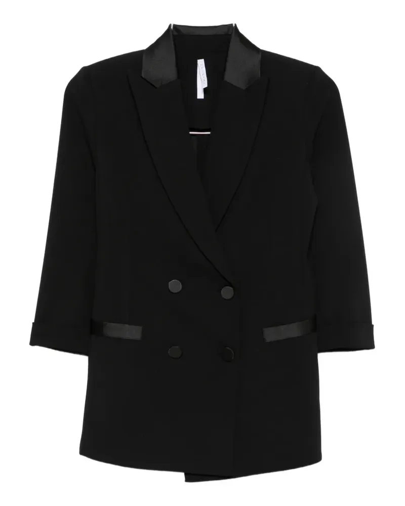 IMPERIAL double-breasted peak-lapel jacket - Schwarz Schwarz