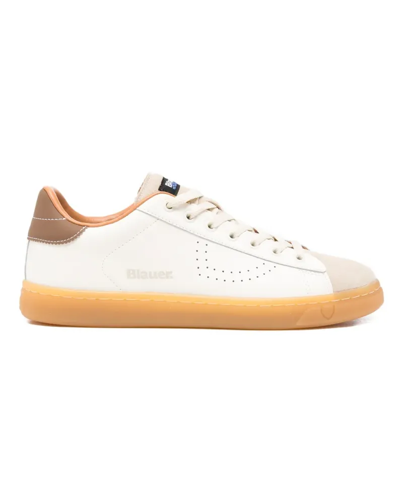 Blauer Sneakers mit Logo-Print - Nude Nude