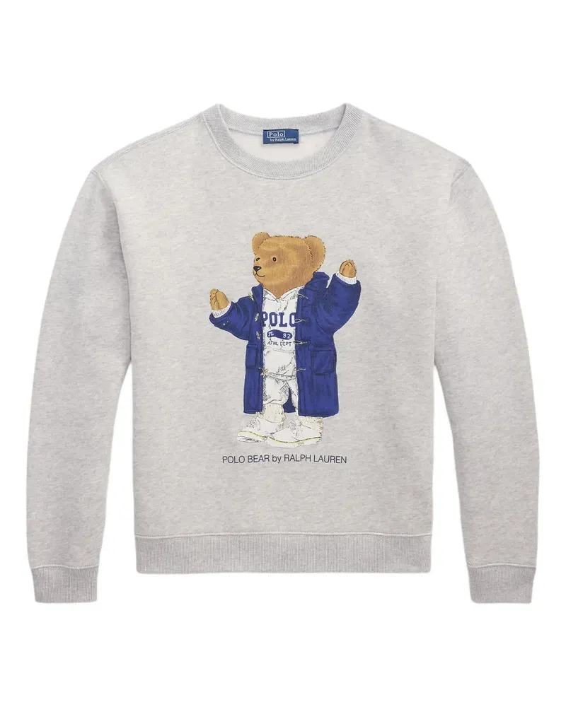 Ralph Lauren Sweatshirt mit Polo Bear - Grau Grau