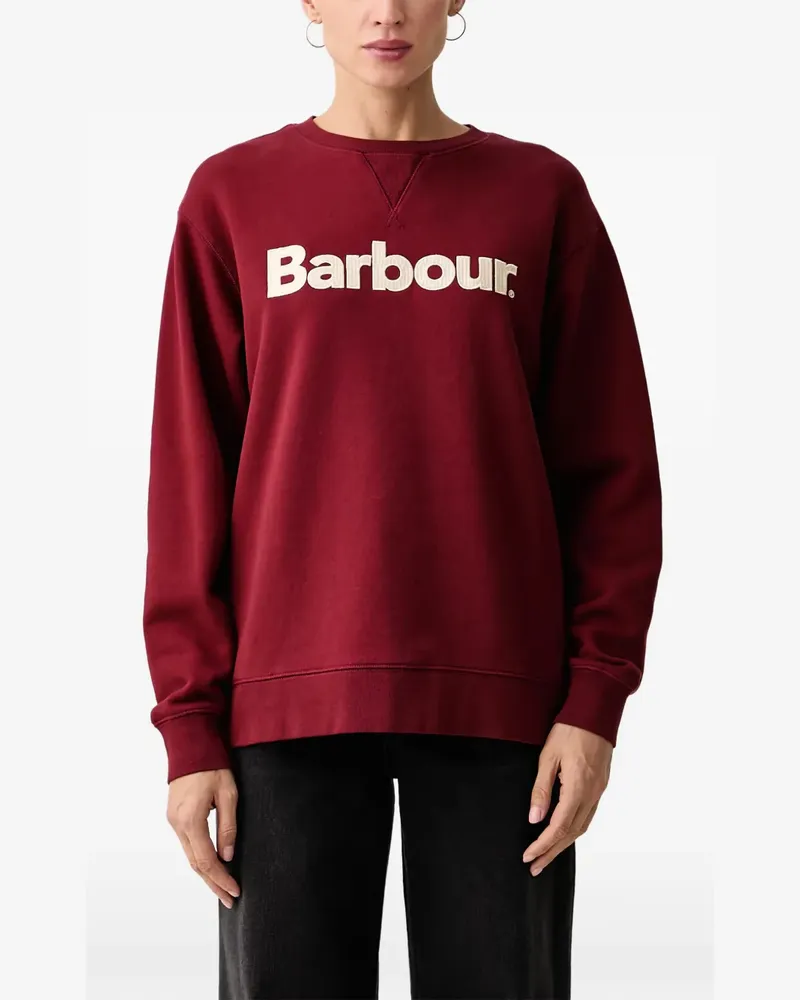 Barbour Hartland logo sweatshirt - Rot Rot