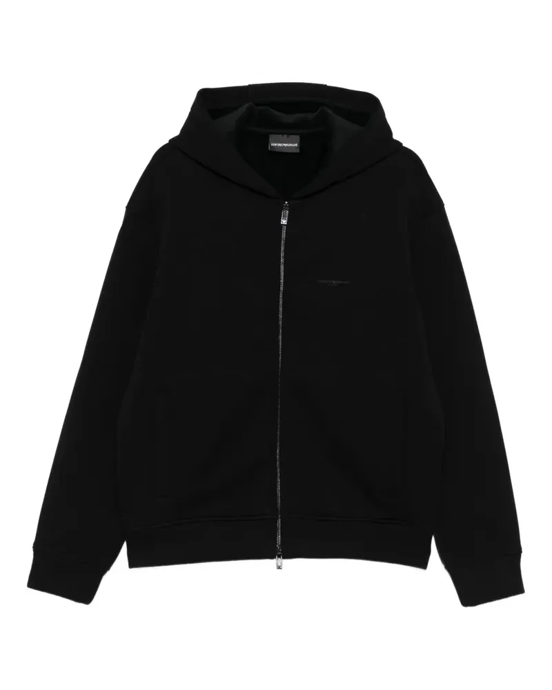 Emporio Armani zip-up hoodie - Schwarz Schwarz