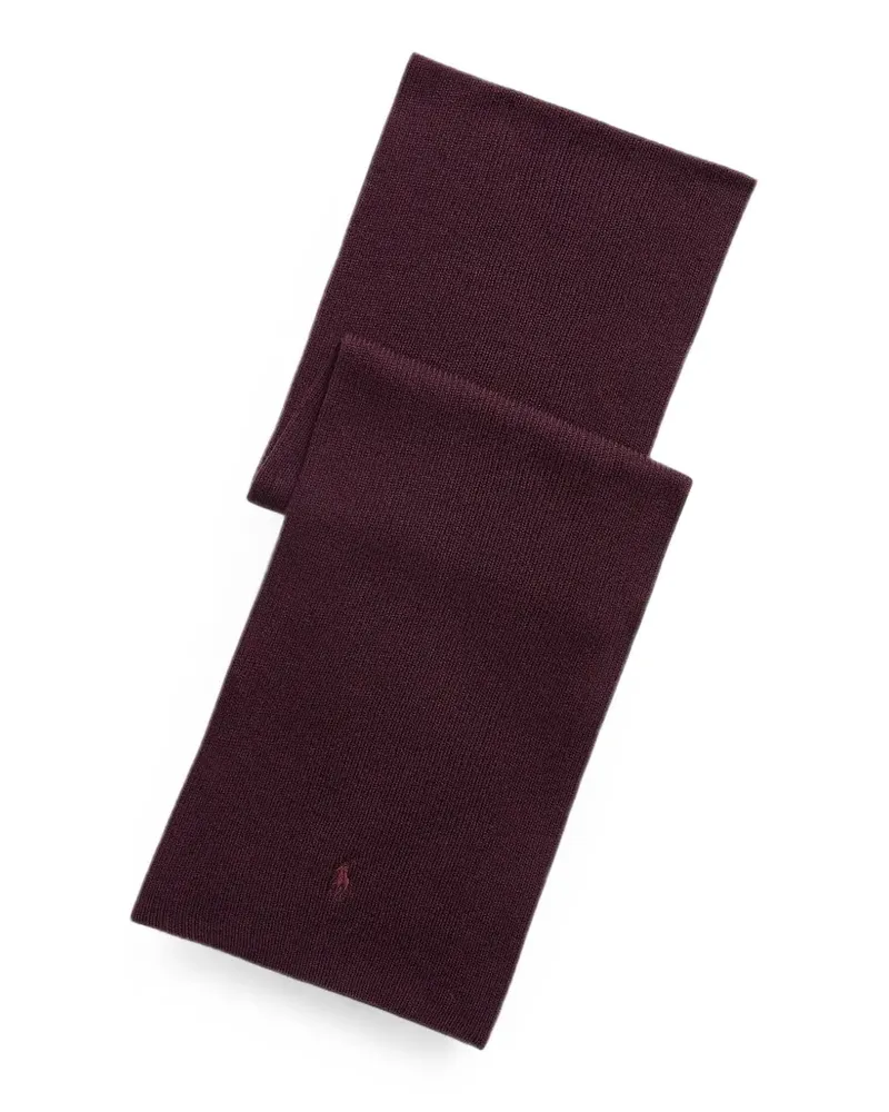 Ralph Lauren Signature Pony wool scarf - Violett Violett
