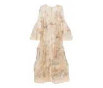 Ausgestelltes Rebellion Lantern Abendkleid - Nude