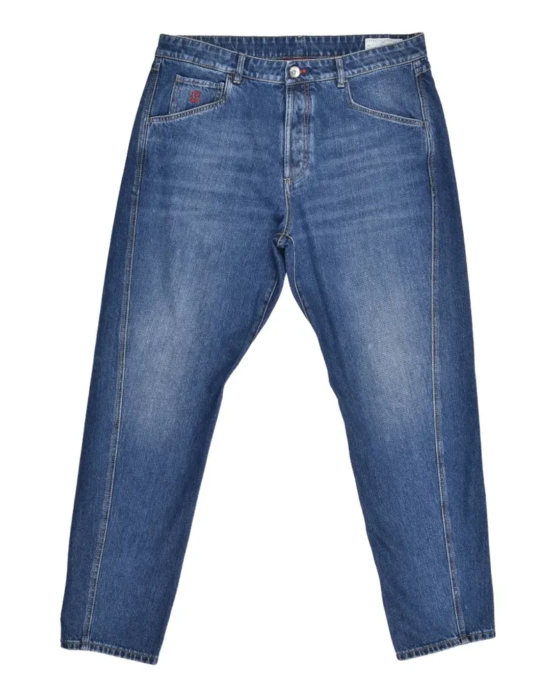 Brunello Cucinelli belt-loops jeans - Blau Blau