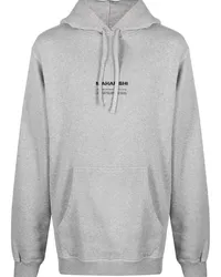 maharishi Hoodie aus Bio-Baumwolle Grau