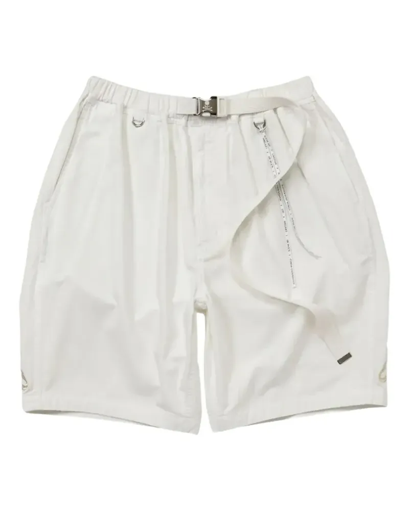 Mastermind World Cargo-Shorts mit Gürtel - Weiß Weiß