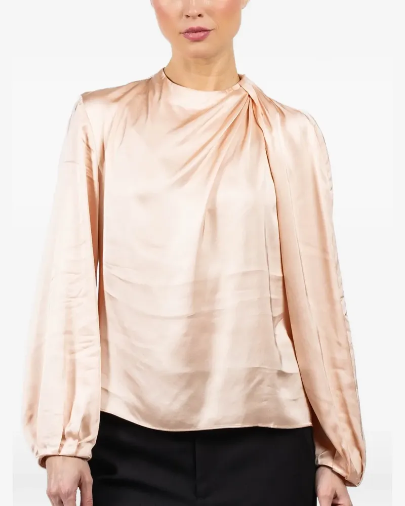 A.L.C. Bluse mit Raffung - Rosa Rosa