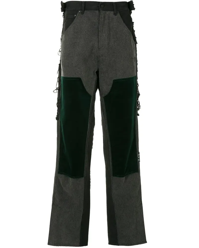 OFF-WHITE Jeans mit Patches - Grau Grau