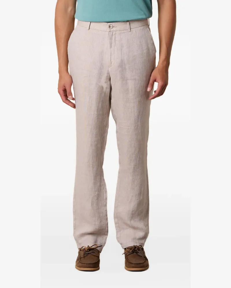 Brooks Brothers Klassische Leinenhose - Nude Nude