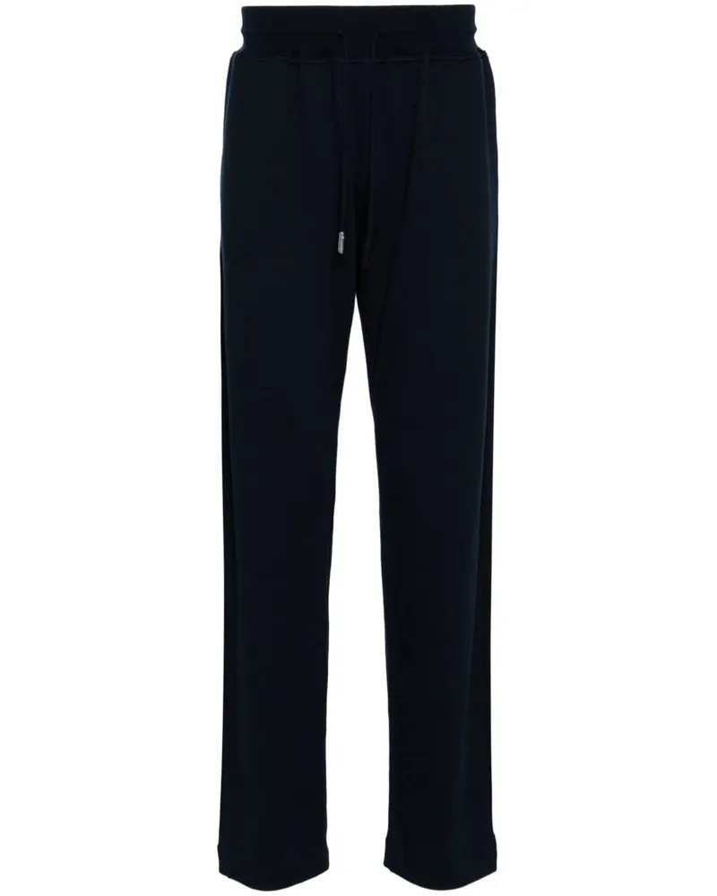 Kiton Klassische Tapered-Jogginghose - Blau Blau