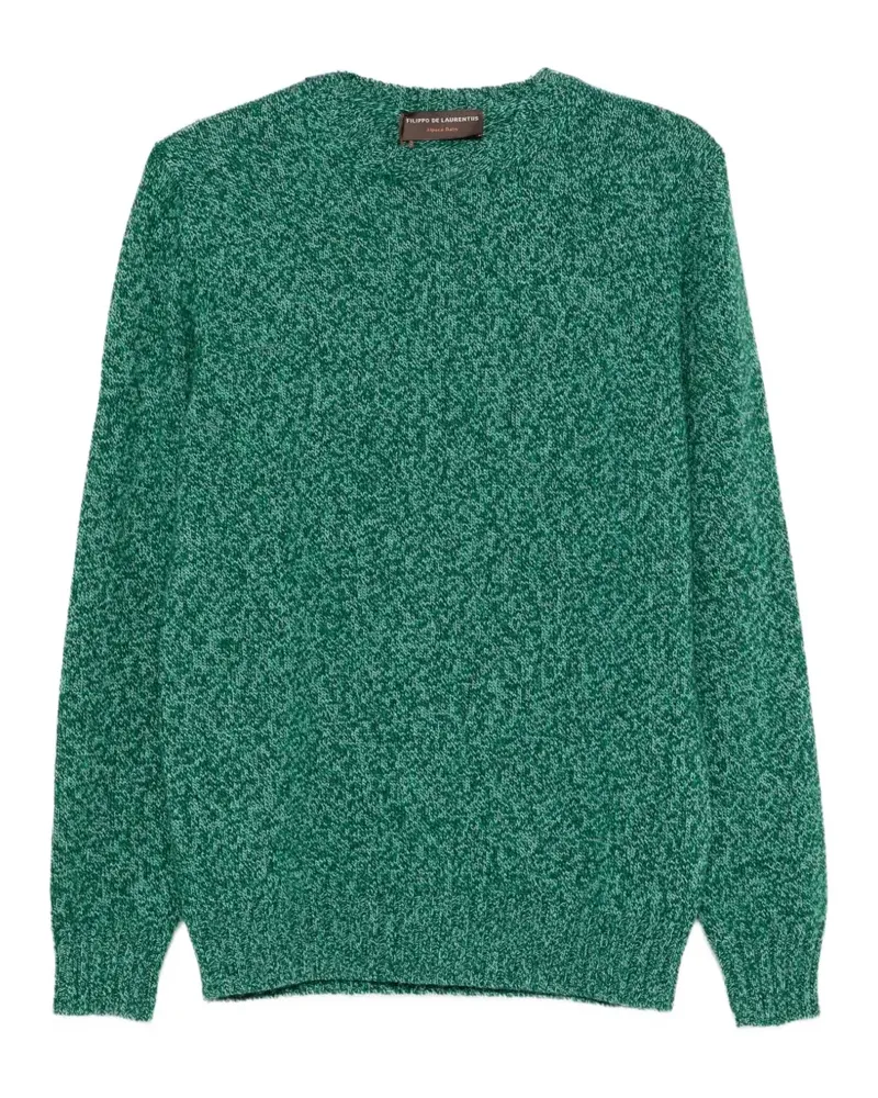 Filippo de Laurentiis marl-knit crew-neck sweater - Grün Grün