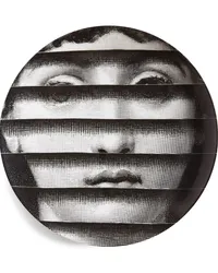 Fornasetti Tema e Variazioni n.126 Wandteller Schwarz