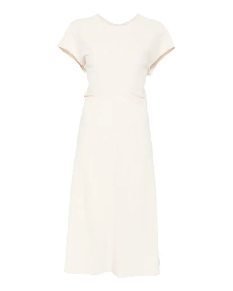 Patrizia Pepe round-neck midi dress - Nude Nude