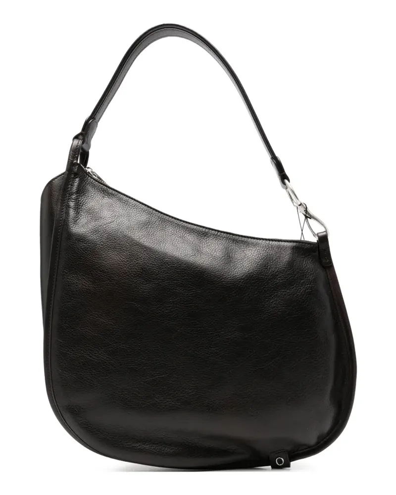Orciani Schultertasche aus gekörntem Leder - Braun Braun