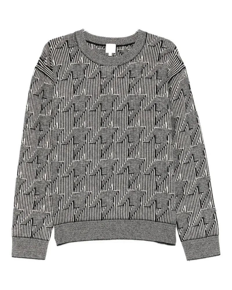 Paul Smith Strick mit geometrischem Muster - Grau Grau