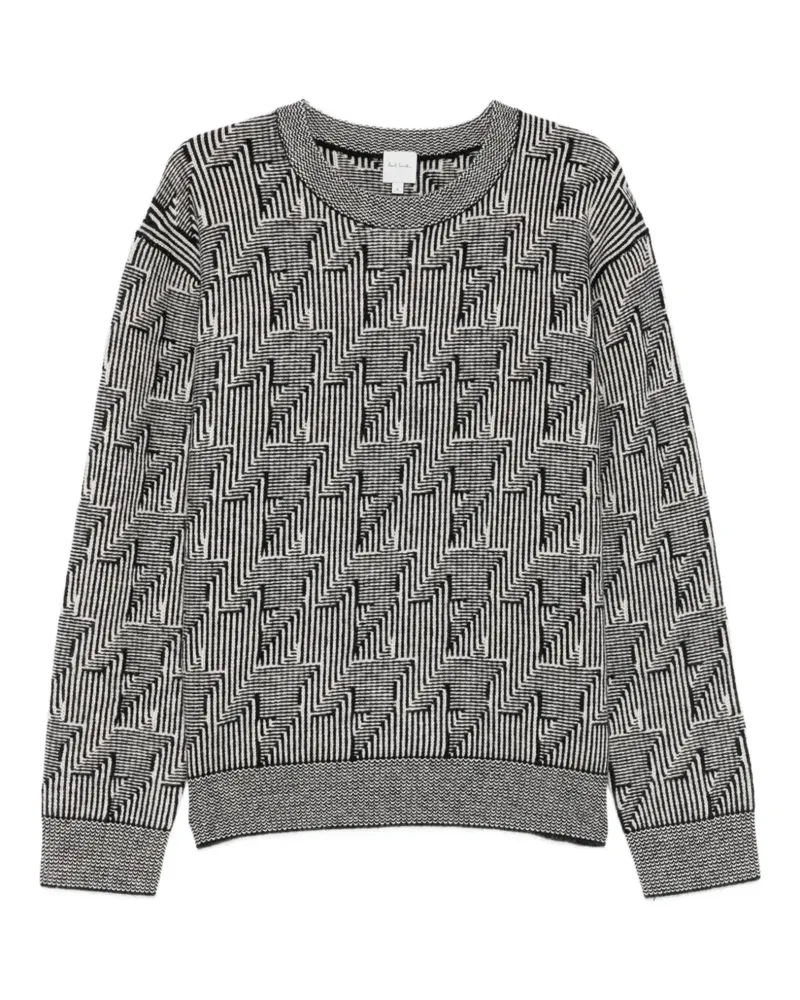 Paul Smith Strick mit geometrischem Muster - Grau Grau