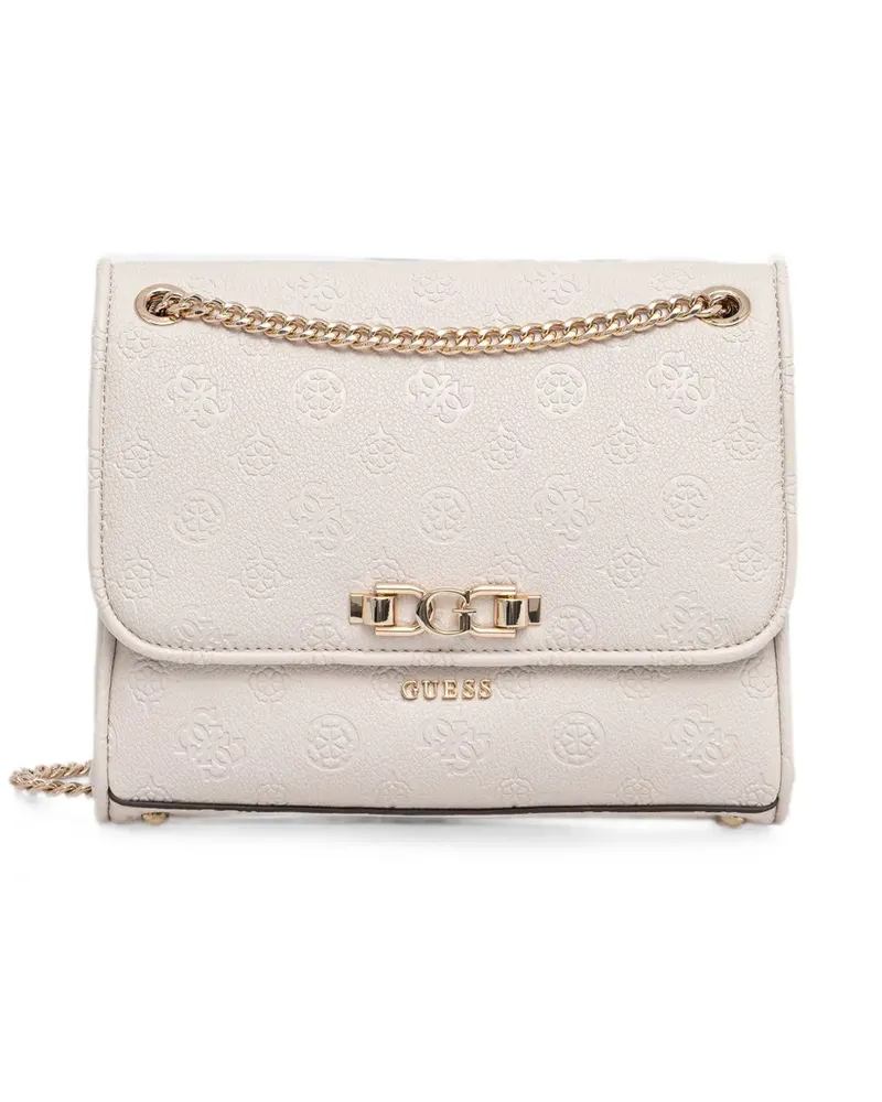 Guess Anise logo-embossed shoulder bag - Nude Nude