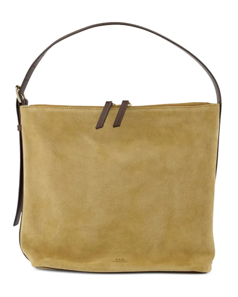 A.P.C. Vera Schultertasche - Nude Nude