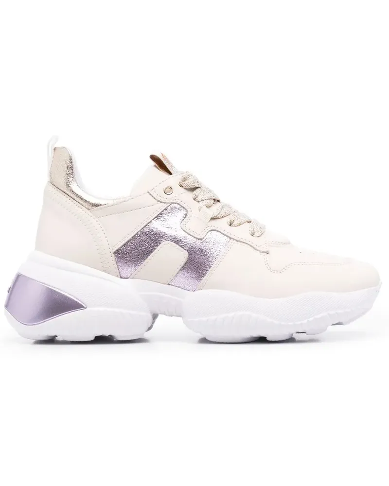 Hogan Interaction Sneakers - Nude Nude