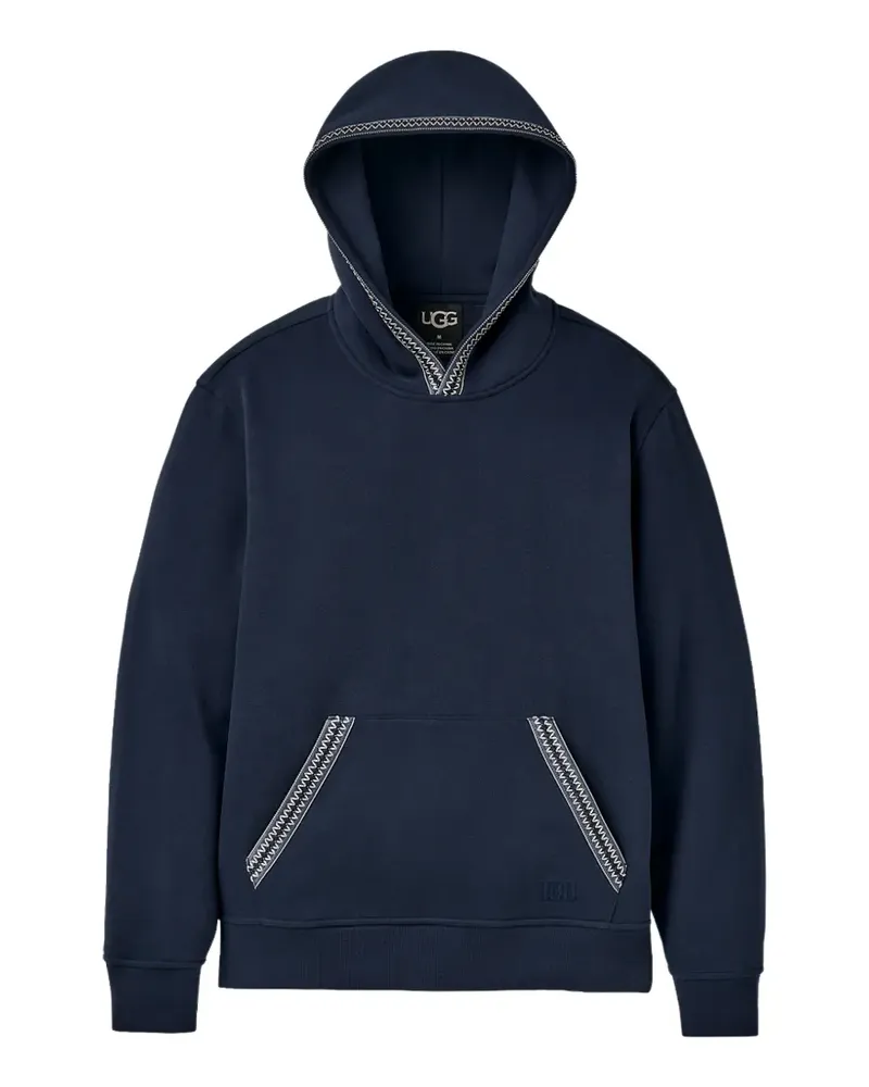 UGG Tasman Hoodie mit Flechtbesatz - Blau Blau