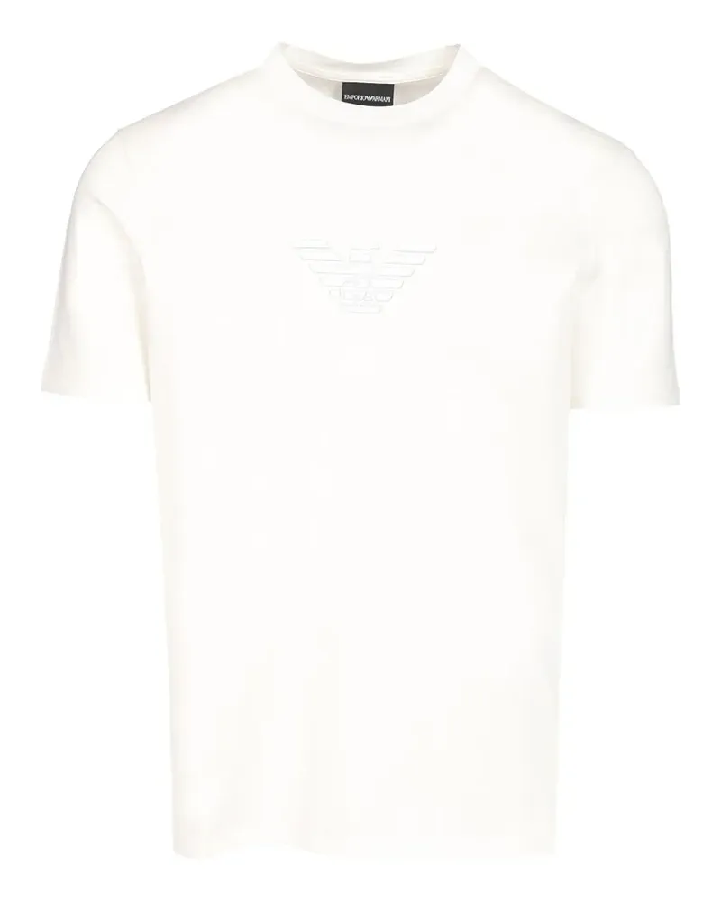 Emporio Armani T-Shirt mit Logo-Print - Weiß Weiß
