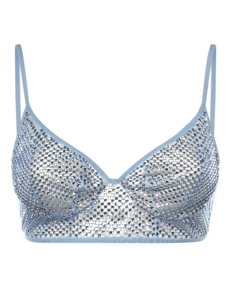 Genny Oberteil mit Strass - Blau Blau