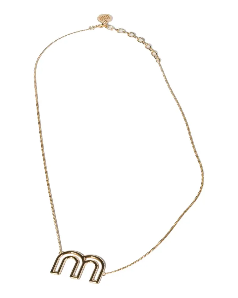 Miu Miu Kette aus Metall - Gold Gold