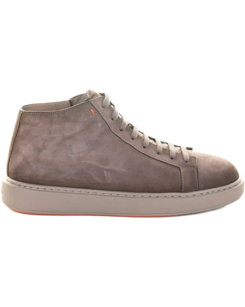 Santoni Stiefel mit Schnürung - Braun Braun