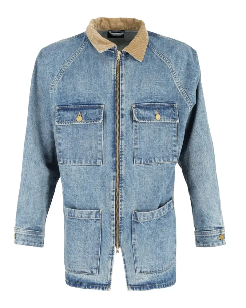 Fear of God long denim jacket - Blau Blau