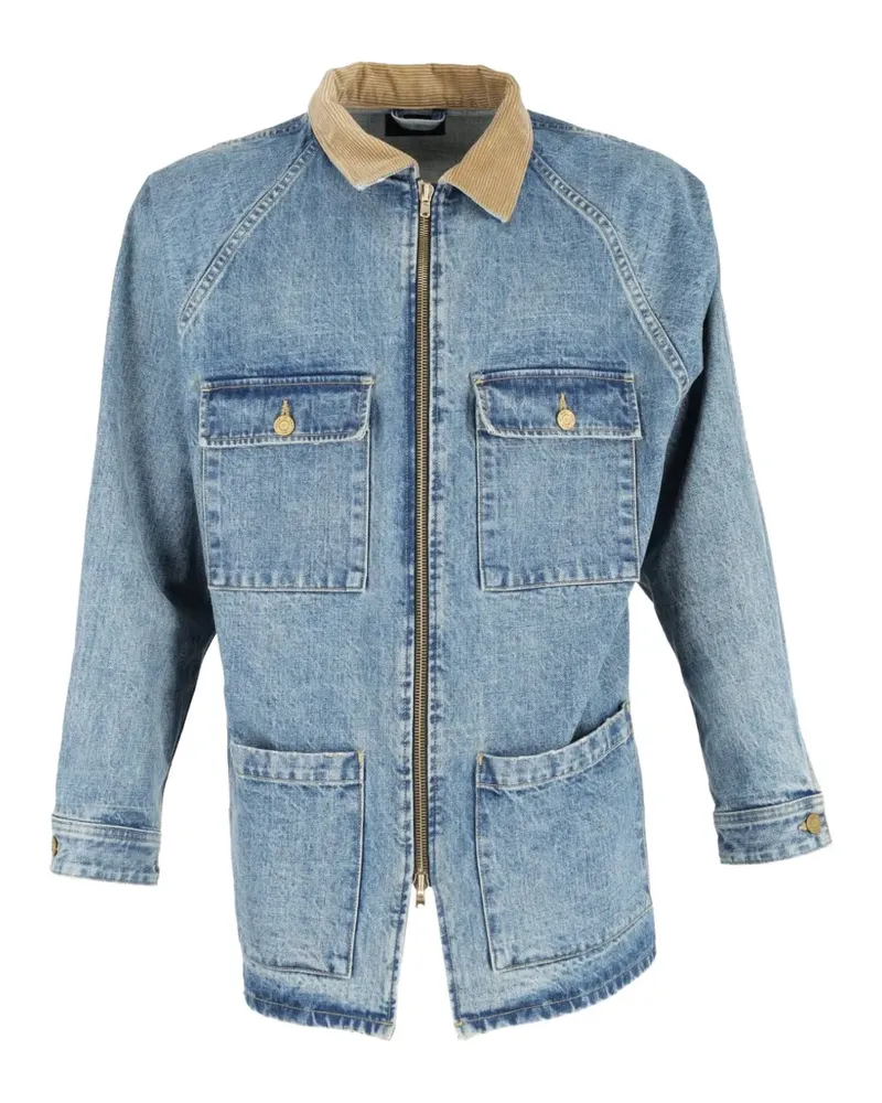 Fear of God long denim jacket - Blau Blau