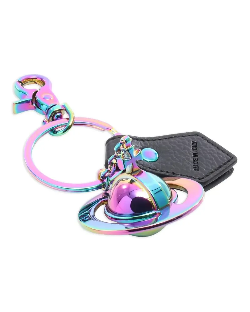 Vivienne Westwood Orb Leather Keyring - Rosa Rosa