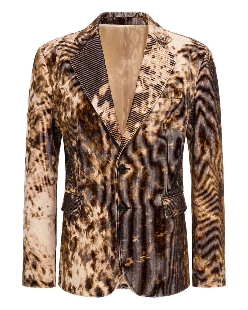 Roberto Cavalli Sakko mit Appaloosa-Print - Braun Braun