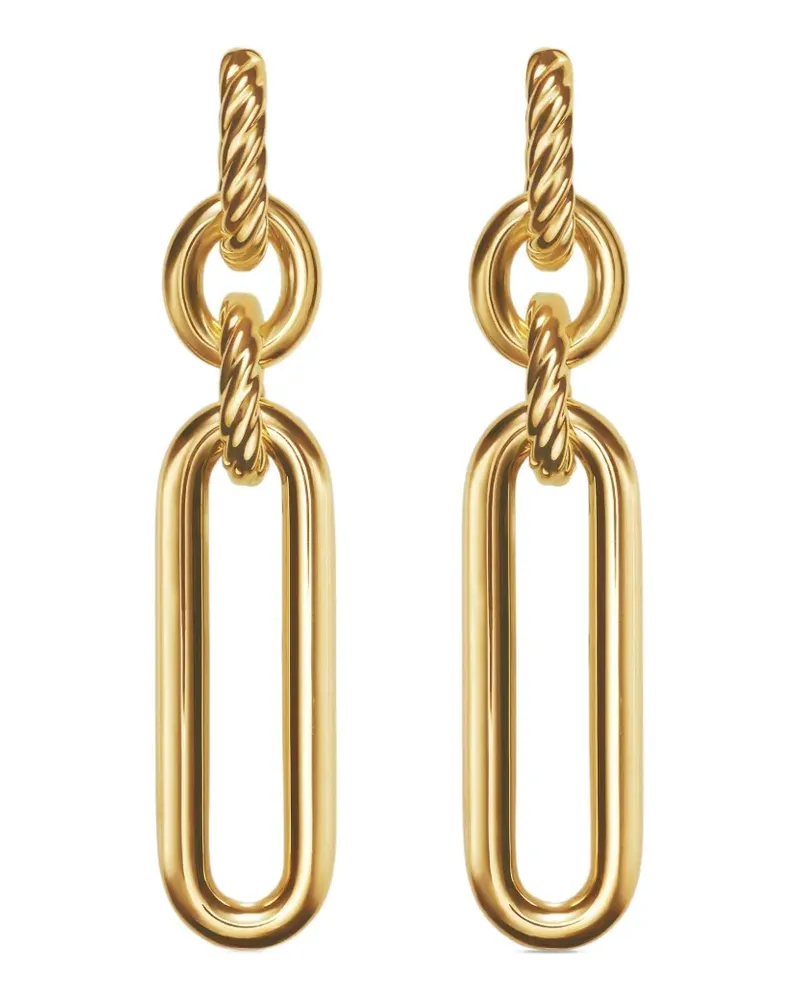 David Yurman 18kt Lexington Double Link Gelbgold-Hängeohrringe 53,5mm Gold