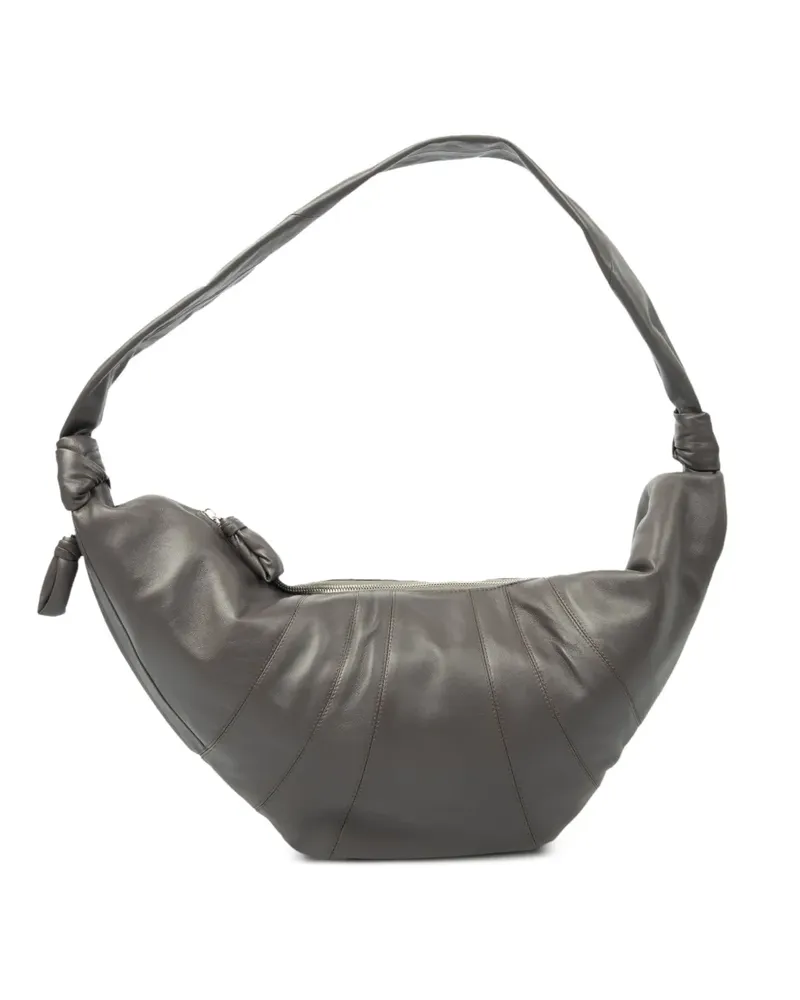 Christophe Lemaire Große Croissant Schultertasche - Grau Grau