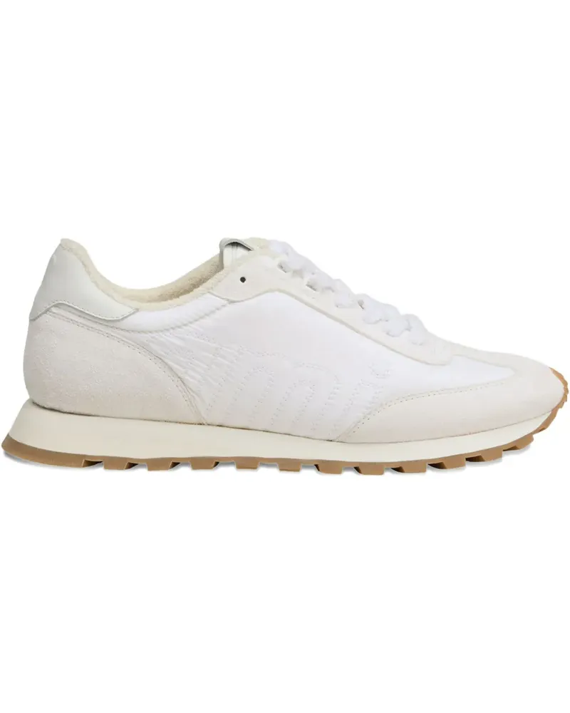 AMI Paris New Rush Sneakers mit Einsätzen - Weiß Weiß