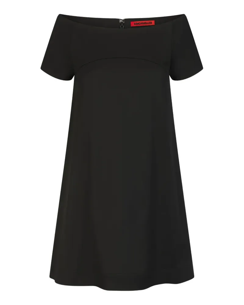 Simon Miller Taja Minikleid aus Satin - Schwarz Schwarz